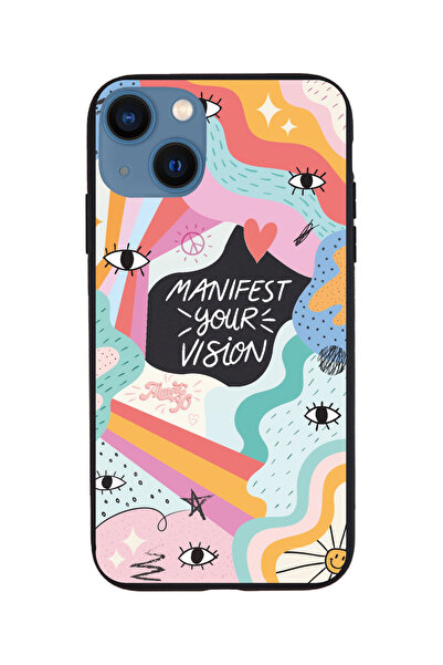 KaffCase حافظة هاتف مميزة لهاتف آيفون 13 مطبوعة بتصميم رؤيتك