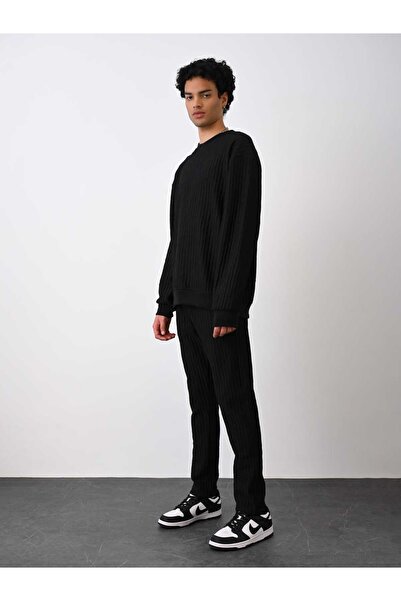 MARRAKECH CREATIVE NAKIŞ İŞLEMELİ ÜÇ İPLİK SWEAT OVERSİZE UNİSEX