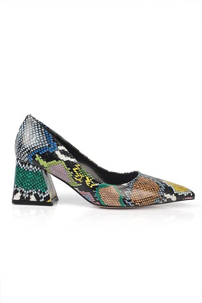 Capone Outfitters Damenschuhe mit mittelhohem Absatz und weich gepolsterter Sohle