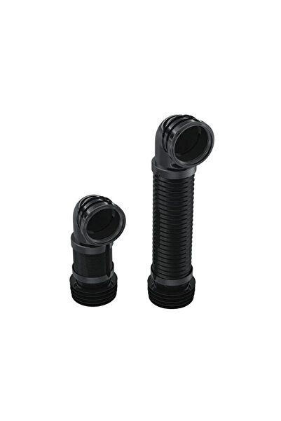 Nehir Dirsekli Gömme Rezervuar Pis Su Çıkış Borusu Akordiyon 100mm