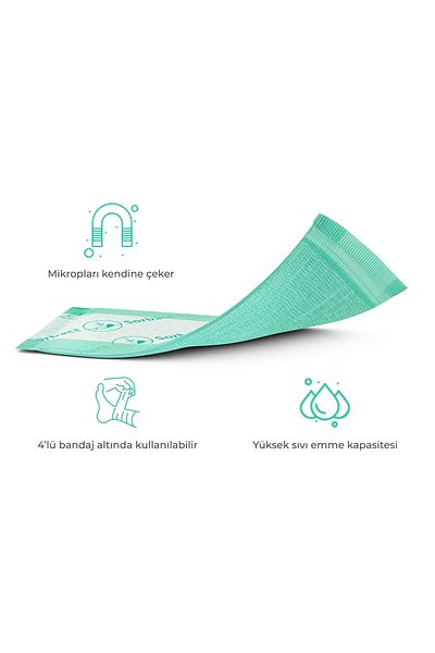 sorbact Absorption Dressing 7x9cm, high liquid absorption, anti-infection protective, wound cover