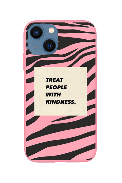 KaffCase حافظة هاتف فاخرة لهاتف آيفون 14 زيبرا تريت منقوشة