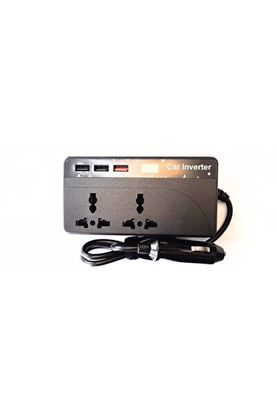 Powermaster CZ01/12V-24V 12-24 VOLT 200 WATT 3 USB GİRİŞLİ ARAÇ POWER INVERTER