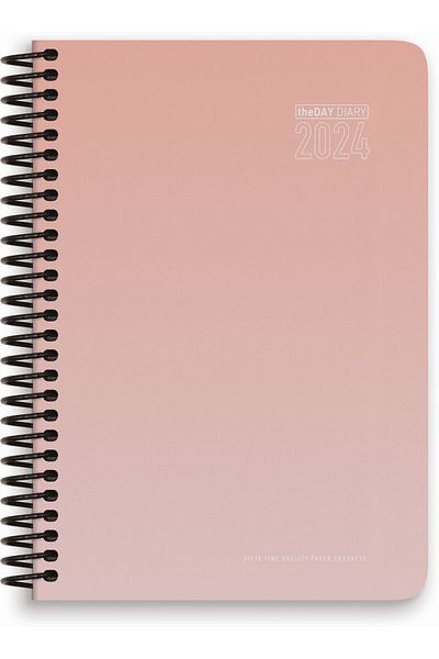 Gıpta 2024 407-TPK TheDay Diary 17x24 Spiral Σκληρό εξώφυλλο Ατζέντα