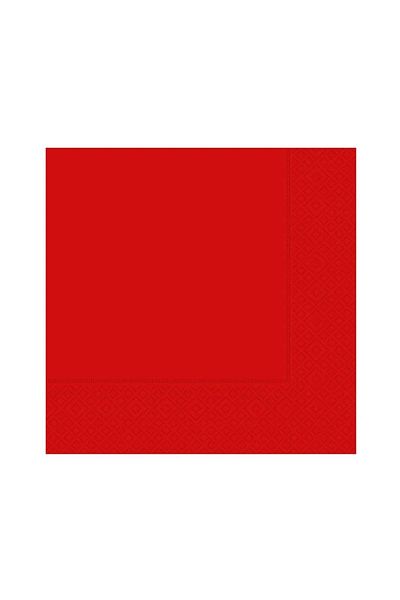 party mix Plain Red Party Napkin Decorative Napkin Presentation Napkin 33x33 cm 16 Pieces