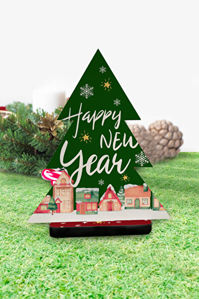 Flipped عيد الميلاد شجرة الصنوبر الحلو شخصية سنة جديدة سعيدة