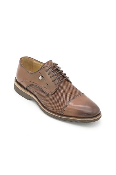 Fosco 2960 Fosco Genuine Leather Men's Shoes Tan Eva