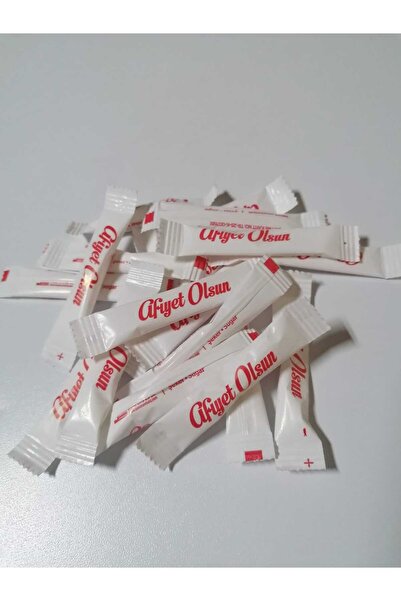 Stick Şeker (AFİYET OLSUN YAZILI) Hazır (100 ADET)