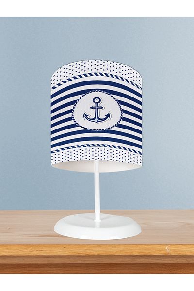 MEKTA HOME Sailor Anchor Patterned Baby and Children's Room Lampshade