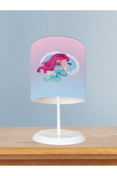 MEKTA HOME Mermaid Patterned Baby and Children's Room Lampshade