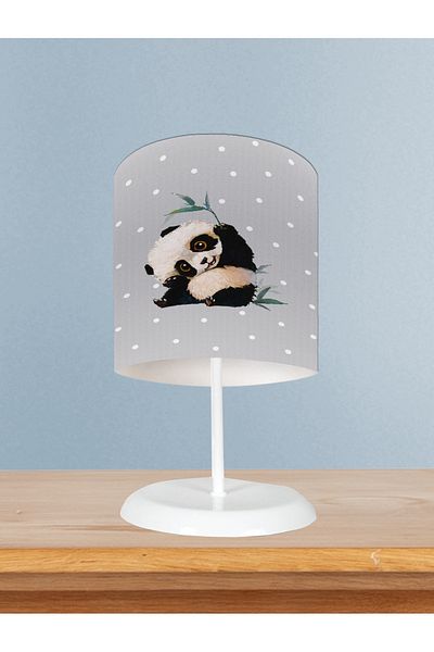 MEKTA HOME Panda Patterned Cute Baby and Children's Room Lampshade