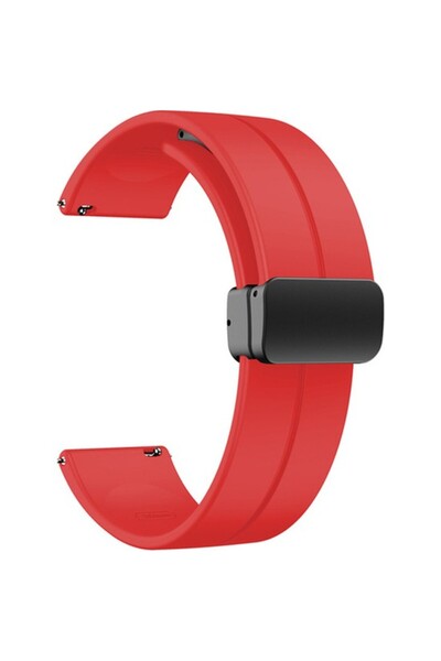 Gpack Havit Watch M9030 Pro Kordon Silikon Mıknatıslı Ayarlanabilir HS19 Kırmızı