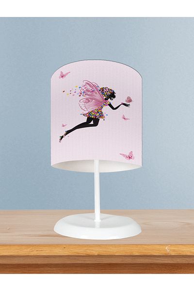 MEKTA HOME Flying Butterfly Princess Patterned Baby and Children's Room Lampshade