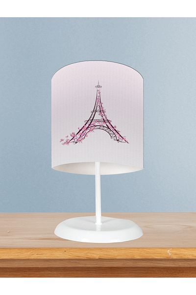 MEKTA HOME Eiffel Tower Patterned Baby and Children's Room Lampshade