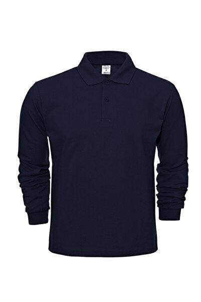 Nacar Unisex Uzun Kol Polo Yaka Tshirt