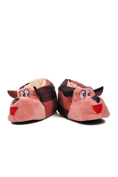 AYAKMOD Γυναικείο Panduf Pink Black Pink με σκύλο