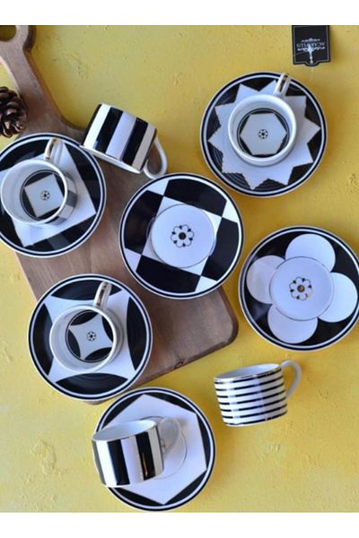 ACAR Anita 6-Piece Coffee Cup Set GRN-05027