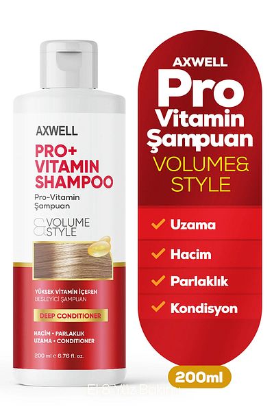 AXWELL Volume Style Pro+ Vitamin Shampoo