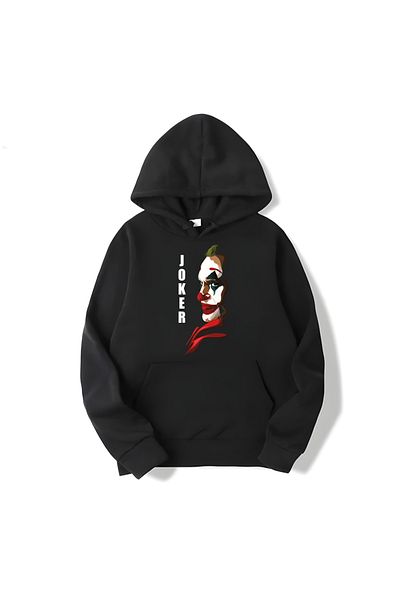 MAGORS SVART WEAR Hanorac cu mânecă lungă din bumbac imprimat Joker
