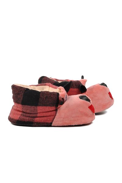 AYAKMOD Γυναικείο Panduf Pink Black Pink με σκύλο