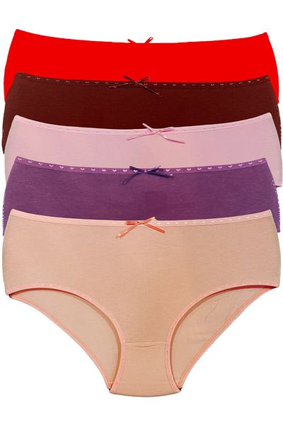 Miss Blue Moon High Waist 5-Piece Bato Panties 5010-2