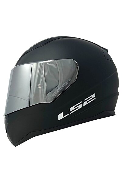 LS2 RAPID 2 MAT SİYAH KAPALI MOTOSİKLET KASKI GRİ CAMLI