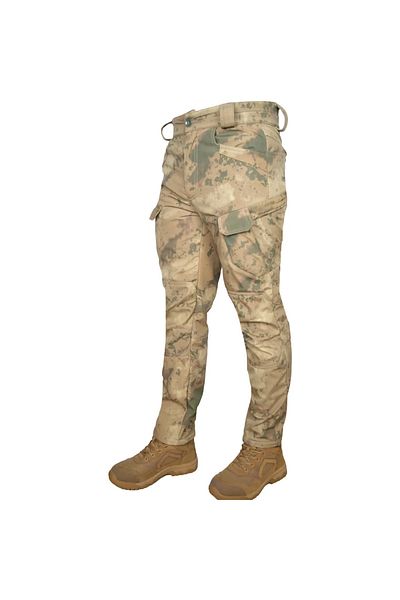METAM Sofjell Metam 8-Pocket Camouflage Pattern Softshell Pants, Water and Cold Proof Thick Pants