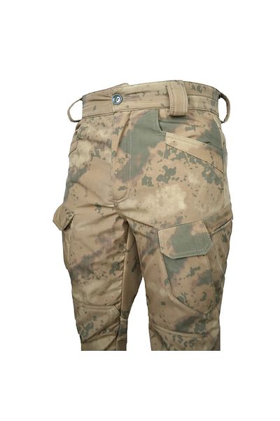 METAM Sofjell Metam 8-Pocket Camouflage Pattern Softshell Pants, Water and Cold Proof Thick Pants