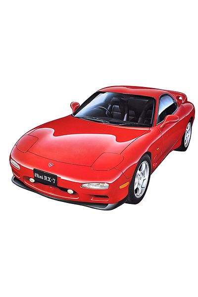 TAMIYA 1/24 Efini RX-7 Plastic Car Model Kit, Disassembled Hobby Set