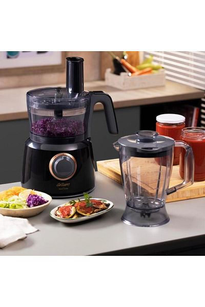 Arzum 3-Stage Maxthon Food Processor - Coffee and Spice Grinding, Dough Kneading Ice Crushing 4 Years Warranty