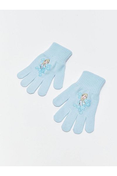LC Waikiki LCW ACCESSORIES Frozen Printed Girls' Knitwear Gloves