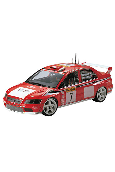 TAMIYA 1/24 Mitsubishi Lancer Evolution VII WRC Plastik Araba Maket Kiti, Dem...