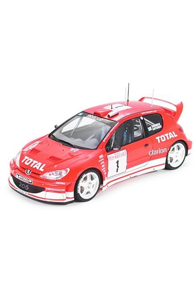 TAMIYA 1/24 Peugeot 206 WRC version 2003 Plastic Car Model Kit, Disassembled Hobby Set