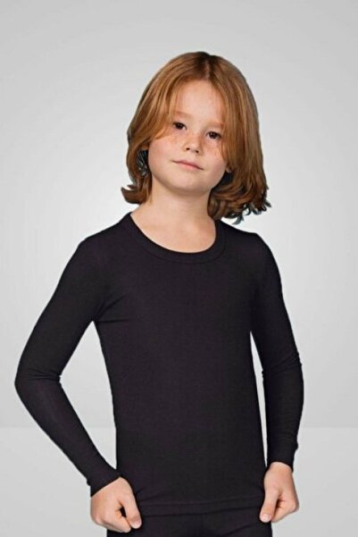 j.j.jilly jolly baby&kids Top termic negru pentru băiat - model 847