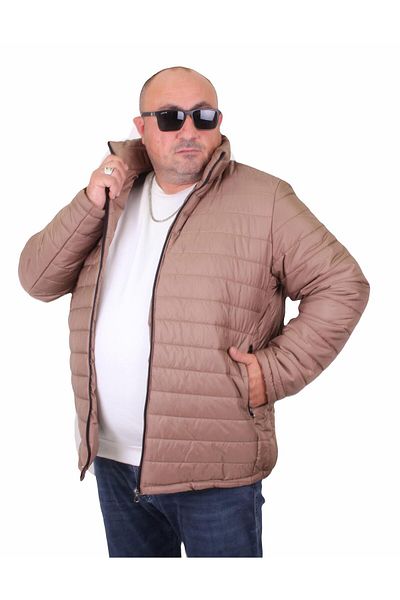 MocGrande Μεγάλο μέγεθος Jessica Water Repellent Coat 22820 Mink