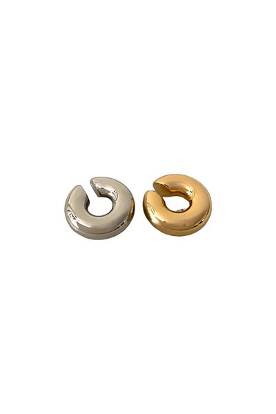 Finery by Nerrs Silver Colored Season's Most Trendy Tube Model Cartilage Earrings