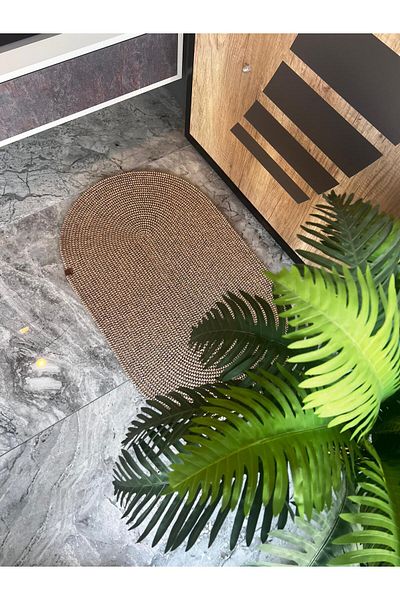 decorium pleksi Jute, Wicker Mat Set, Door Mat, Decor, Carpet, Rust