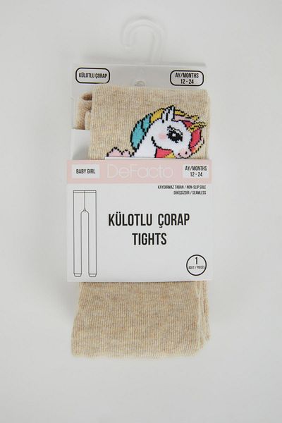 DeFacto Baby Girl Non-Slip Sole Cotton Pantyhose A7590a5ns