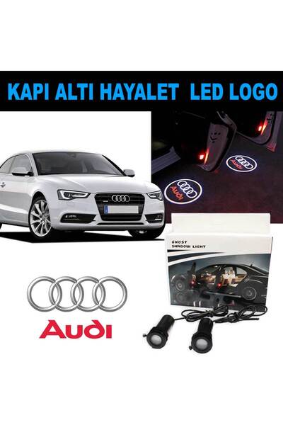 Star Klips Kapı Altı 3D Hayalet LED Logo Audi