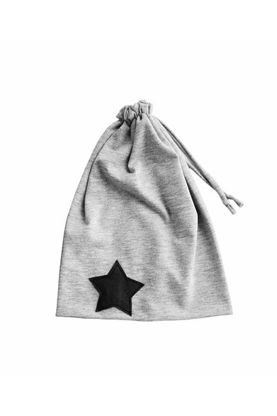 A Bunch Star Patterned Baby Beret and Hat - Combed Cotton Cap