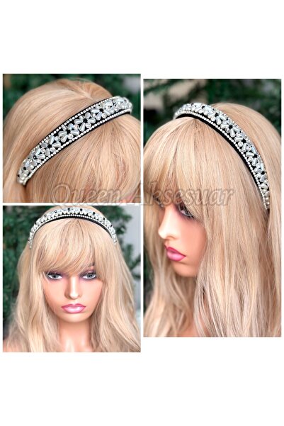 QUEEN AKSESUAR Специално проектирана луксозна кристална камък перла цвете бро...