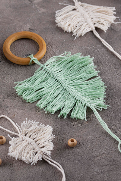 Bevella Macrame Cord Scannable Macrame Thread Single Twist 3 mm Scanned Macrame Polyester Cotton Thread 2 x 250 gr