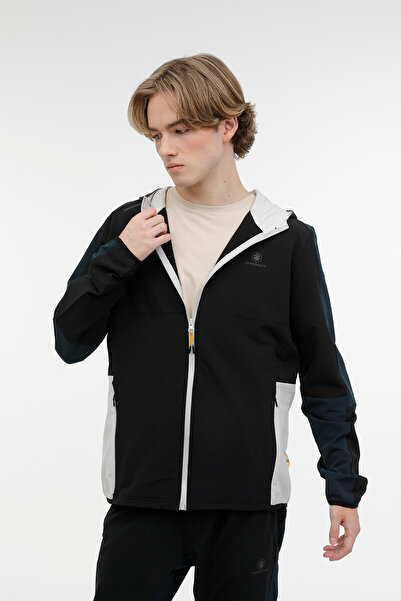 lumberjack ML THEAL 18PK-91 3PR Siyah Erkek Eşofman Üstü