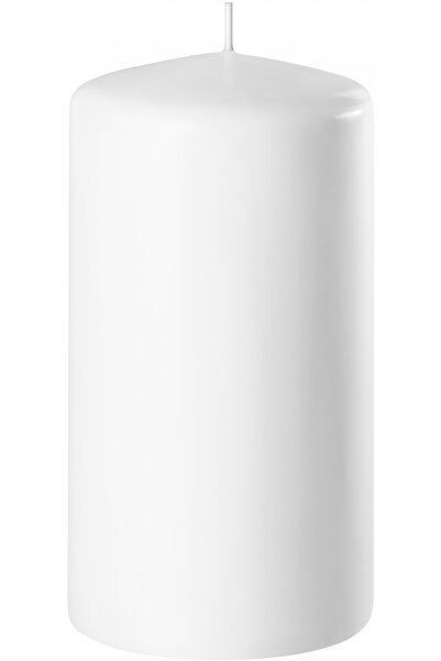 Herdekora Mum Silindir Beyaz 6x10 Cm.