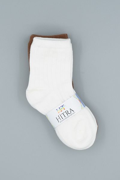 HİTRA Безшевни органични бебешки/детски чорапи Hitra Textile от 4 бр