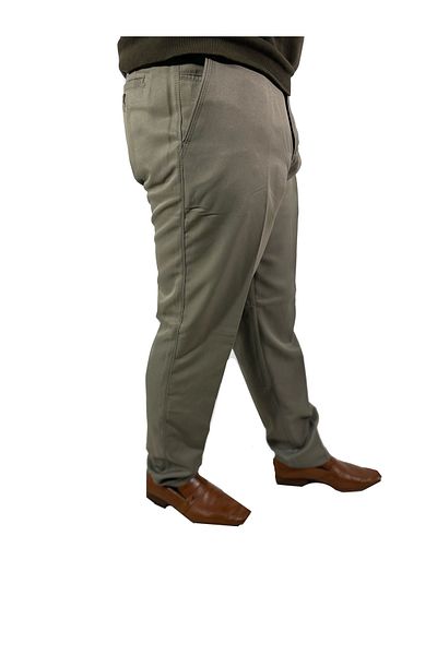 DYNAMO Men's Classic Cut Linen Trousers-1328