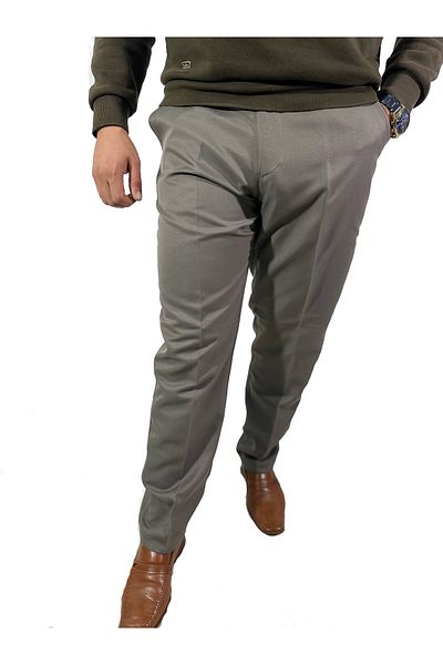 DYNAMO Men's Classic Cut Linen Trousers-1328