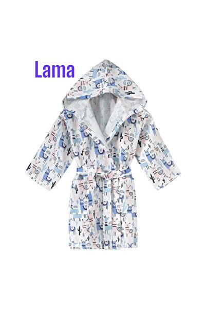 SEMTEKSTİL Müslin ÇOCUK Bornoz %100 Pamuklu Kapşonlu Rahatlığın Ve Şıklığın B...