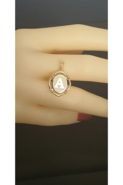 Goldlife jewellery 14 Ayar Altın Sedef A Harfli Kolye Ucu