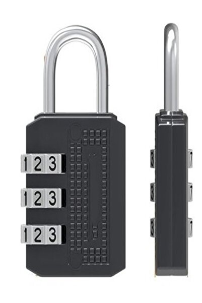 Genel Markalar Şifreli 50MM Medium Dolap Çanta Bavul Kilidi kumbara kilidi dayanıklı asma kilit mini